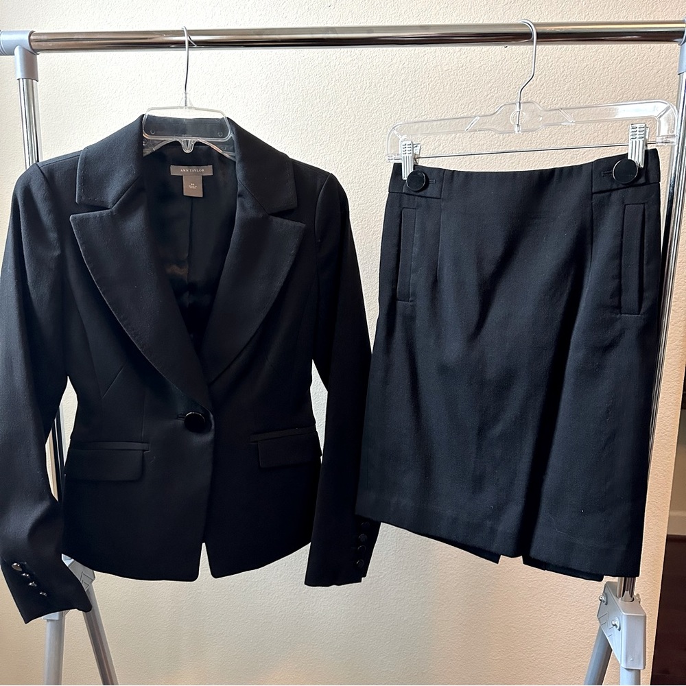 Ann Taylor Formal Skirt Suit Set